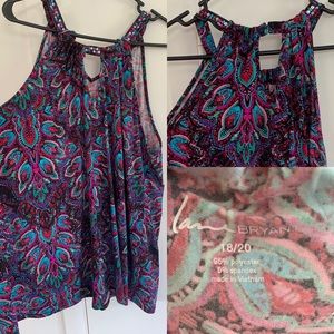 Lane Bryant paisley top